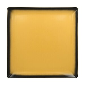 Teller quadratisch 30,2cm Fusion Lea gelb RAK