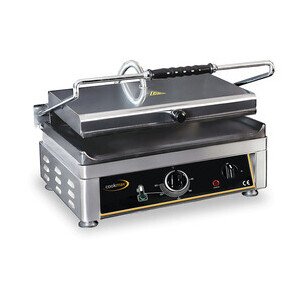 Elektro-Kontaktgrill oben u. unten glatt Cookmax black