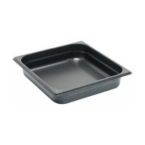 GN-Behälter GN 1/2 H= 65 mm Edelstahl beschichtet Cookmax silver