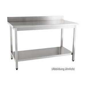 Arbeitstisch zur Selbstm. 1800 x 700 x 8 10cm Aufkantung Cookmax orange