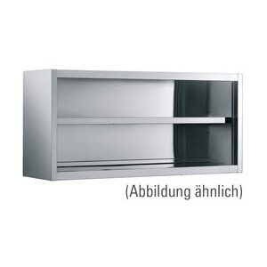 Wandhängeschrank 2000 x 400 x 650 mm offen Cookmax orange