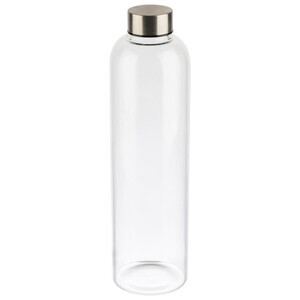 Trinkflasche 1,0l Ø 7,5 cm, H: 28,5 cm aus Glas Assheuer & Pott