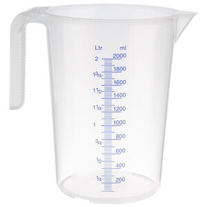 Messbecher 2,0 ltr. Stackable Ø 15 cm H: 20,5 cm Assheuer & Pott