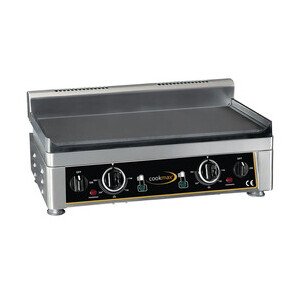 Elektro-Grillplatte glatt Cookmax orange