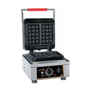 "Waffeleisen ""Brüssel""" 230 V / 2,20 kW Cookmax black